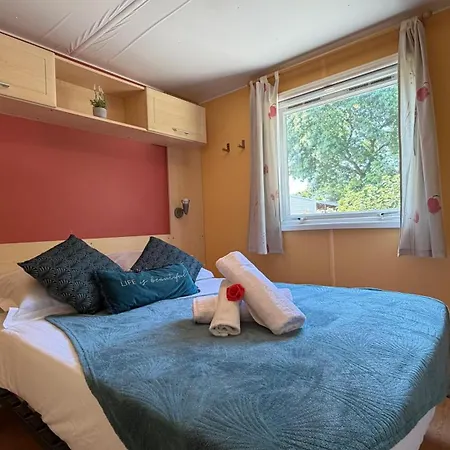 キャンプ場 Nid Du Mobil-home Des Reves 4 Etoiles *